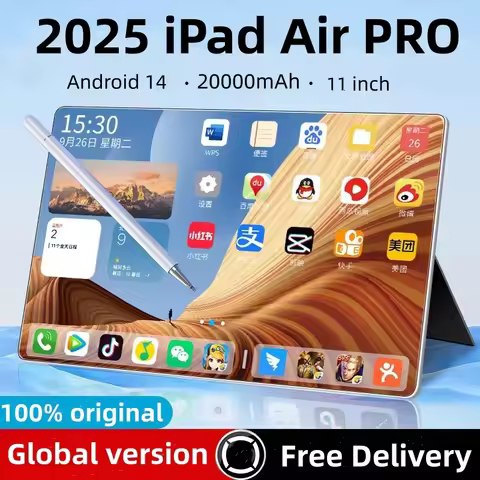 New Tablet iPad Air PRO 11 inch Android 22GB+2TB Tablets 20000mah Global Version 4G 5G Dual SIM WIFI