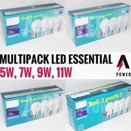 Ph*L*Ps - Essential Multipack Led Lights 5W, 7W, 9W, 11W Package/ (White)