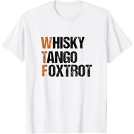 Premium Quality Whisky Tango Foxtrot T-Shirt Men Gift