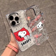 Cute Snoopy Transparent Casing For Googel PIXEL 10 9 PRO XL 9A 8A PIXEL8 PIXEL9A PIXEL9  Clear  Soft