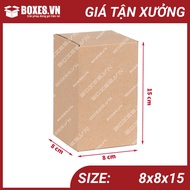 8x8x15 Combo 50 hộp carton Boxes đóng hàng giá tận xưởng