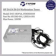 HP Z4 G4 Z6 G4 Workstation Tower Power Supply PSU 1000W D15-1K0P1A D1K0E001H 851383-001 L20514-001 (