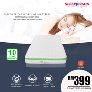 [READY STOCK] 3.5' 8 " SUPER SINGLE RUBBER TECH MATTRESS SLEEP TRAIN