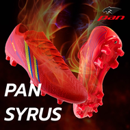 (แถมกระเป๋าH3) รองเท้าสตั๊ดแพน รองเท้าฟุตบอล Pan รุ่น SYRUS (สีแดง/สีขาว) ของแท้100%