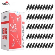 STIGMA 20/50PCS ตลับหมึกเข็มสักรอบ 1RL 3RL 5RL 7RL 0.3/0.35 มม.ทิ้งฆ่าเชื้อความปลอดภัยเข็มสัก