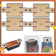 Reusable and Nonstick Silicone Bread Loaf Pan Liners 4-Pack, Fits 9.5x5, 10x5 Inch Baking Pans