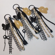 GANTUNGAN Acrylic Alphabet Initial Letter Keychain Bag Keychain