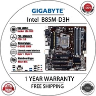 GA-B85M-D3H Gigabyte B85 Z87 LGA 1150 Core I7/I5/I3/Pentium/Celeron DDR3 32G ไมโคร ATX