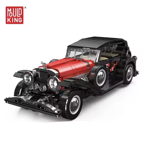 Mould King 10114 Technical Building Block The T50 Vintage Car Set Assembly Classic Car Brick Toys Mo