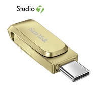 แฟลชไดร์ฟ SanDisk Ultra Dual Drive Luxe USB Type-C 256GB Gold (SDDDC4-256G-G46GD) by Studio 7