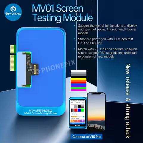 JCID MV01 Screen Testing Module used with V1S Pro Programmer for iPhone Samsung Xiaomi Android Scree