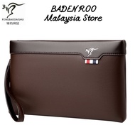 FENGBAODAISHU Men Wallet Clutch Bag Man Leather Kangaroo Wallet Dompet Kulit Lelaki Beg Tangan Beg D