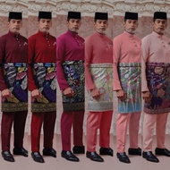 ELRAH EXCLUSIVE 2025 BAJU MELAYU SENNA SLIM FIT MAROON/ BURGUNDY/ CRIMSON RED/ PINK/ ROSE GOLD/ DUST