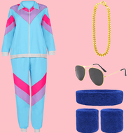Retro 80s Disco Style Halloween Cosplay Costume