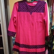 PRELOVED BAJU KURUNG KANAK-KANAK MAGENTA baju raya budak fesyen ootd stail gaya moden terkini manik