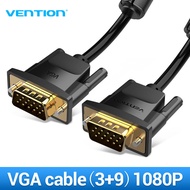 Vention VGA Cable VGA Male to Male Cable 1080P Braided Shielding Cord for Monitor Projector PC Cable