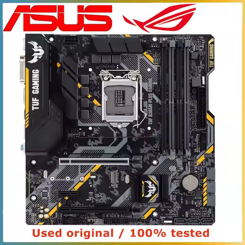 For ASUS TUF B365M-PLUS GAMING B365 M.2 USB3.1 DDR4 64GB M.2 Micro ATX support 9th/8th 9100 9700 870