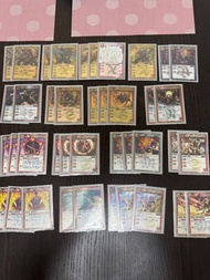 日版 Battle spirits BS卡 紅色卡組 英雄龍、龍之霸王、刀之霸王、天劍之霸王、黑炎之霸王