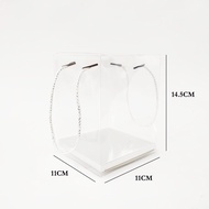 10pcs DIY PVC Doorgift Box Transparent Goodies box Kotak Plastic Cup Cake Wedding Gift Hidden Box Ko