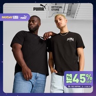 PUMA BASICS - เสื้อยืดผู้ชาย PUMA SQUAD สีดำ - 68179201