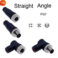SHLY M12 Sensor Connector, Sensor Plug Connector M12 Aviation Plug, M12 Sensor Cable Connector Water