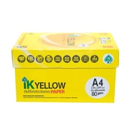 IK YELLOW KERTAS A4 80GSM ( 1KOTAK-10 RIM )