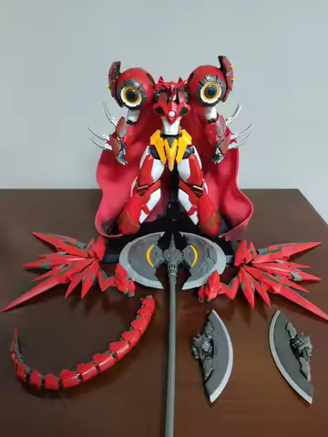 MJH Model Red Getter Size 1/100 Shin Getter One Mazinger Model Super Robot Assemble Model