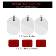 For  DDPAI Z40 DashCam  Smart 3M Film And Static Stickers, For DDPAI  Car DVR 3M Film Holder 3Pcs 3M