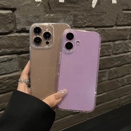 Clear glitter color 17promax for iPhone i16 16Pro 16Promax for iPhone16 Pro max 16plus 16 Pro max 17