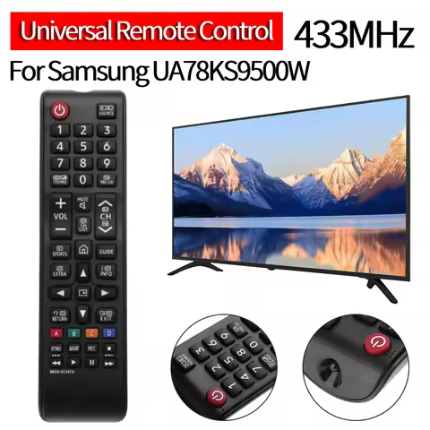 Universal 433MHz 1CH Replaced LCD LED Smart Remote Control BN59-01247A For Samsung UA78KS9500W UA88K
