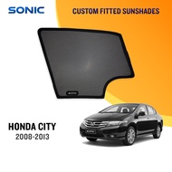 SONIC SHADES Honda City GM2 2008 - 2013 Premium Magnetic Sunshade Window Cover Curtain Sunshades Sun