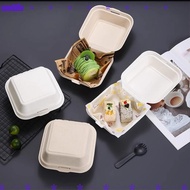 WATTLE 20pcs/set Burger Box, Baking Packing Eco-Friendly Baking Cake Snack Box, Useful Food Containe