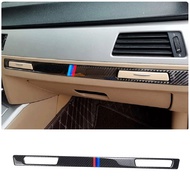 Car Styling Interior Trim Carbon Fiber Copilot Water Cup Holder Panel Decor Cover Sticker For BMW 3 Series E90 2005-2012