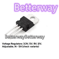 1pc LM7805 LM7806 LM7809 LM7812 LM317 LM338 LM1117T L7805CVV L7812CV Voltage Regulator 7805 7806 781