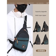 wallet lelaki wallet for man Chest Bag Men's Sports Travel Leisure Work Shoulder Bag Construction Si