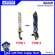 PISAU GOLOK SEMBELIH POTONG DAGING HEWAN KURBAN SAPI KAMBING BZR BESAR