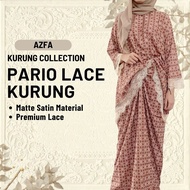 ZOE ARISSA BAJU KURUNG MODEN RAYA 2024 Azfa Pario Kurung Oversized plus size Saiz Besar Batik Printed lace