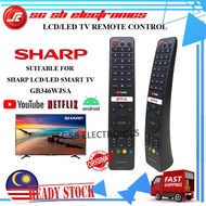 ORIGINAL SHARP ANDROID TV REMOTE CONTROL  WITH GOOGLE VOICE SEARCH GB346WJSA OEM SHARP LCD LED SMART
