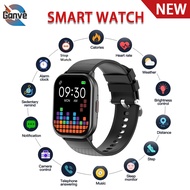 Ganve 【new style】สมาร์ทวอท smart watch แท้ 2024 นาฬิกาออกกำกาย นาฬิกาผู้ชาย ผู้หญิง นาฬิกา smart watch กันน้ำ นาฬิกาวัดความดัน วัดชีพจร ทำงานได้ทั้งระบบ samsun Android และ ios จัดส่งจากประเทศไทย