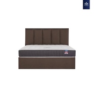 SOLOMON ที่นอนพร้อมเตียง รุ่น BERLIN ดีไซน์หรู เกรดนำเข้า ที่นอนเลือกได้ สปริง&ยางพารา ขนาด 3.5 / 5