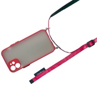 iPhone 13 12背繩背帶手機殼 可調整式掛脖斜背兩用 減壓手機背帶