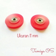 11 mm Teflon Bearing Roller - Teflon Bearing Roller, Tamiya Roller