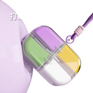 [Ready stock] Rubik's Cube Pill Box Medicine Packing Box Portable Small Pill Box Seven Days a Week P