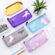 Unicorn PU pencil case stationery pouch