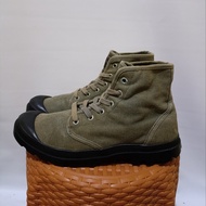 Palladium Mens Hi Pampa Green/Black Supply Boots Original