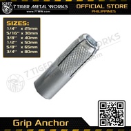 ▽Drop In Grip Anchor 1/4 to 3/4 inch / Expansion Bolt / Mechanical Anchoring