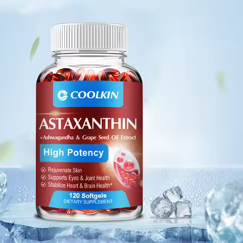Astaxanthin 24mg - Ashwagandha - Promotes Heart Health and Accelerates Metabolism Supporting Eye, Jo