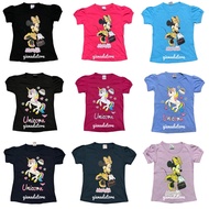 Tshirt Baju Budak Perempuan 7,8,9 tahun Cotton Murah Big Kids T shirt for Girl