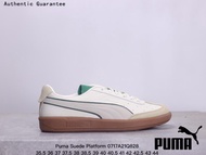 พูม่า PUMA Rihanna Suede Platform Company-Level Classic Suede Sneakers รองเท้าบุรุษและสตรี รองเท้าวิ่ง รองเท้าเทรนนิ่ง รองเท้าวิ่งเทรล รองเท้าผ้าใบ