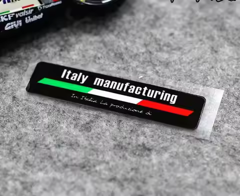 Italy manufacturing Italy Flag Vinyl Sticker Reflective Motorcycle Racing Helmet Decal For Bike Moto